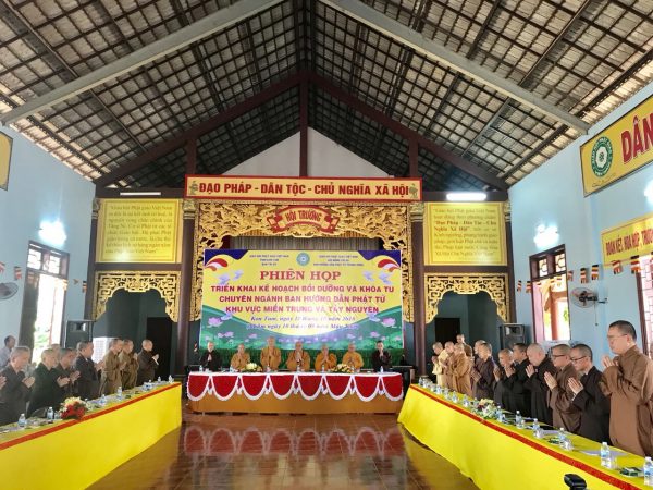Kon Tum: Ban Hướng dẫn Phật tử Trung ương làm việc với 15 tỉnh thành khu vực miền Trung – Tây Nguyên